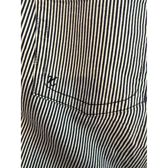 Kut‎ From the Kloth Catherine Boyfriend Striped Crop Pants Size 14 - Picture 8 of 9